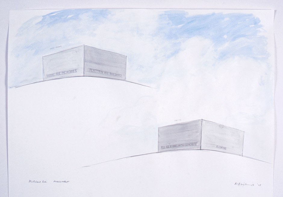 Proposal for a Monument, 2001